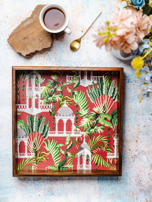 Aikya Tray Medium - 12x12 inches - Dancing Leaf