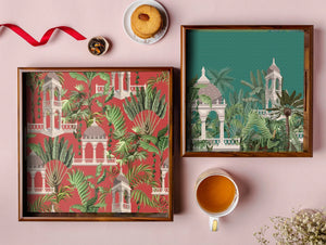 Aikya Tray Small - 10x10 inches - Dancing Leaf