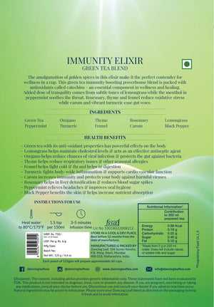 All-Day Immunity Elixir - Green Tea Blend - 125g - Dancing Leaf