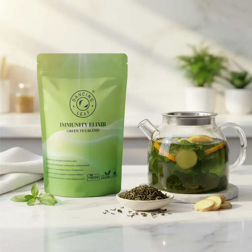 All-Day Immunity Elixir - Green Tea Blend - 125g - Dancing Leaf