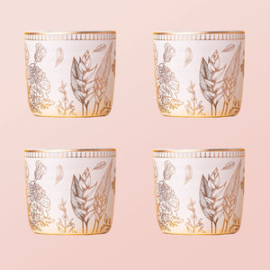 Ananda Kulhar - Ivory White (200ml) - Set of 4-Dancing Leaf