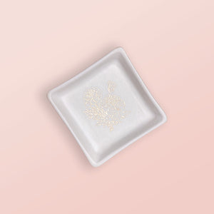 Ananda Petite Plates - Ivory White-Dancing Leaf