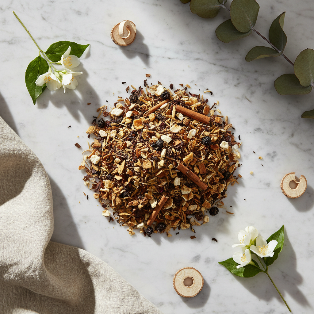 Apple Cranberry Herbal Infusion - Fruity Wellness Blend-Dancing Leaf