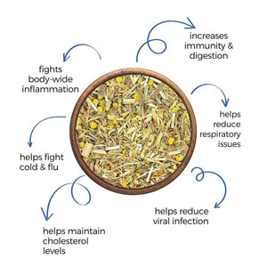 Evening Immunity Elixir - Herbal Blend - 125 Gms (62 Cups)-Dancing Leaf