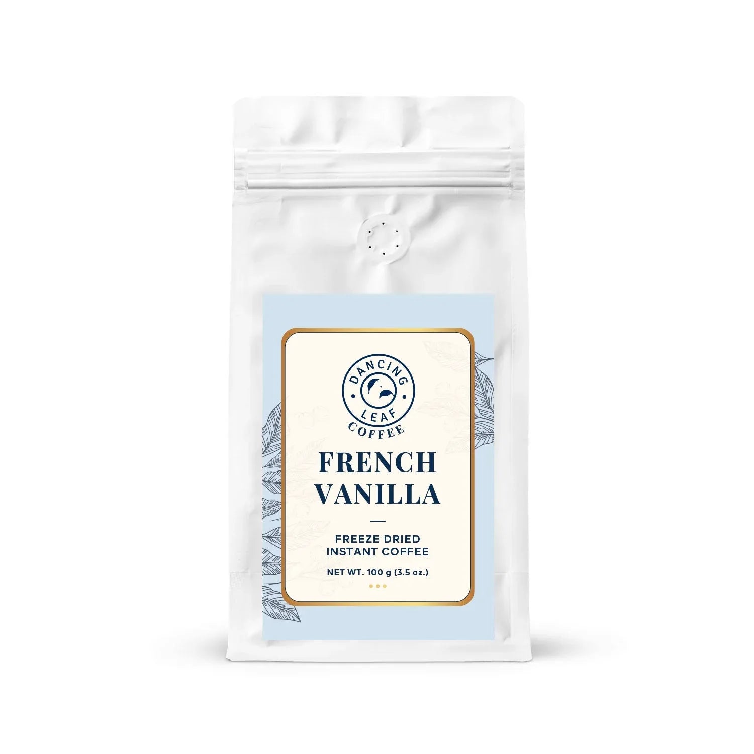 French Vanilla Freeze Dried Instant Coffee - 100g - Dancing Leaf