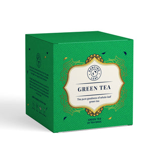Green Tea Bags - Pure Antioxidant Rich (20 Count)-Dancing Leaf
