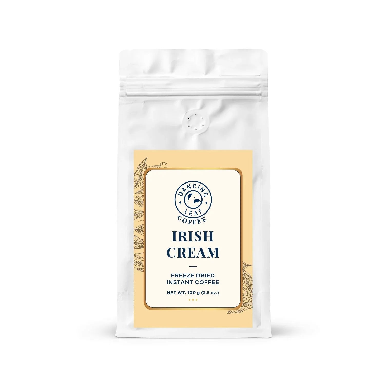 Irish Cream Freeze Dried Instant Coffee - 100g - Dancing Leaf