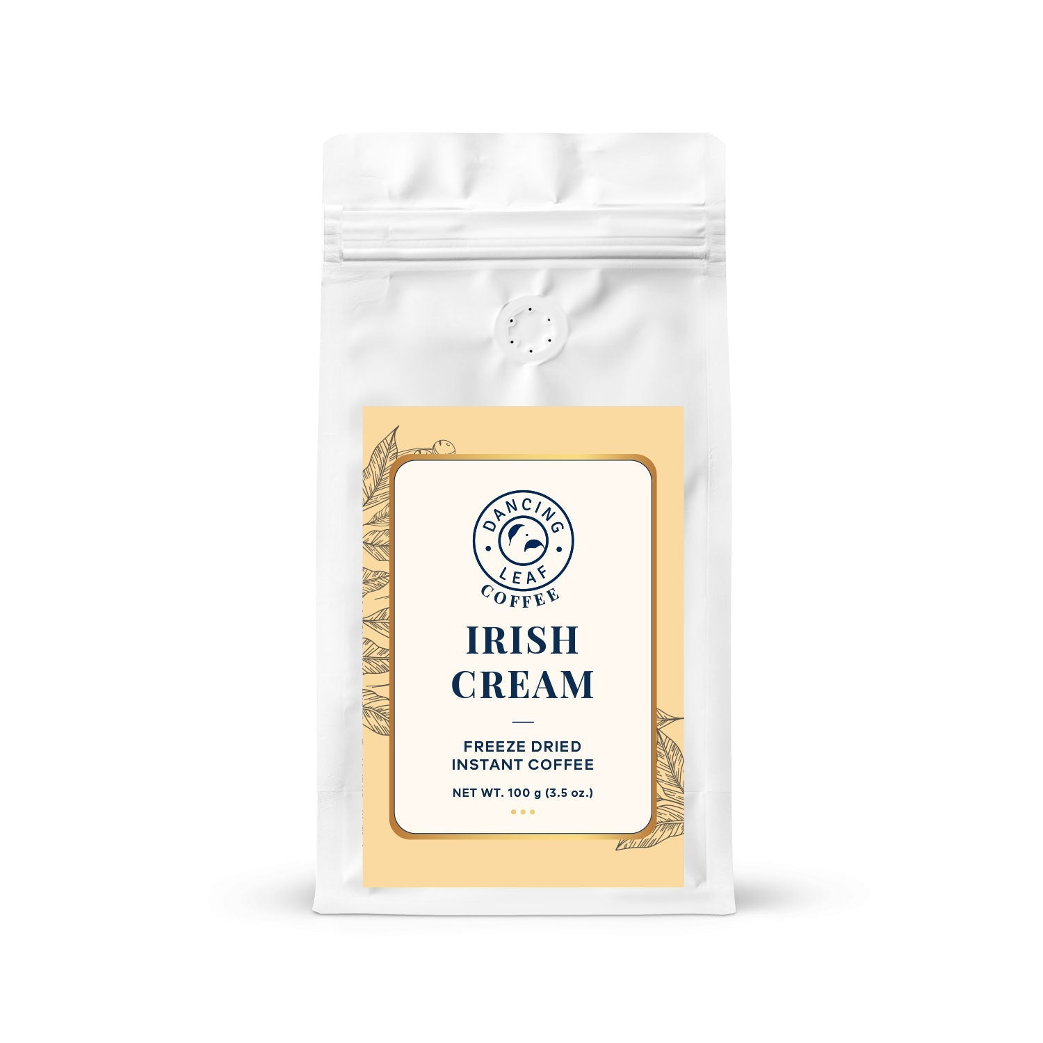 Irish Cream - Freeze Dried Instant Coffee (100g)-Dancing Leaf