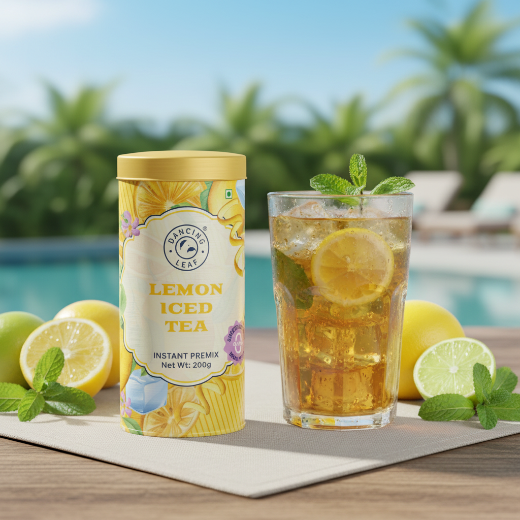 Lemon Iced Tea - Sugar Free Monk Fruit Sweetened (200g)-Dancing Leaf