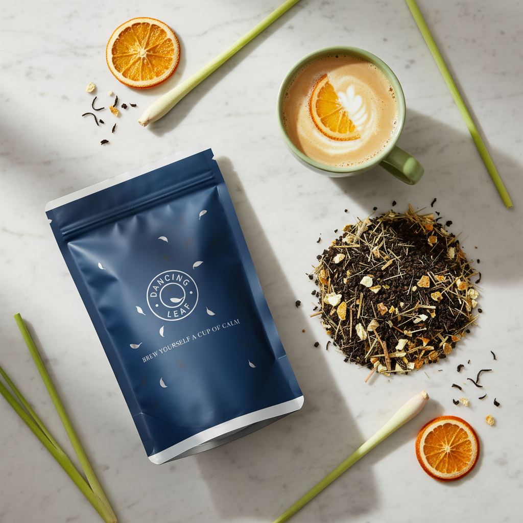 Lemongrass Orange Chai - Citrus Refreshing Black Tea-Dancing Leaf