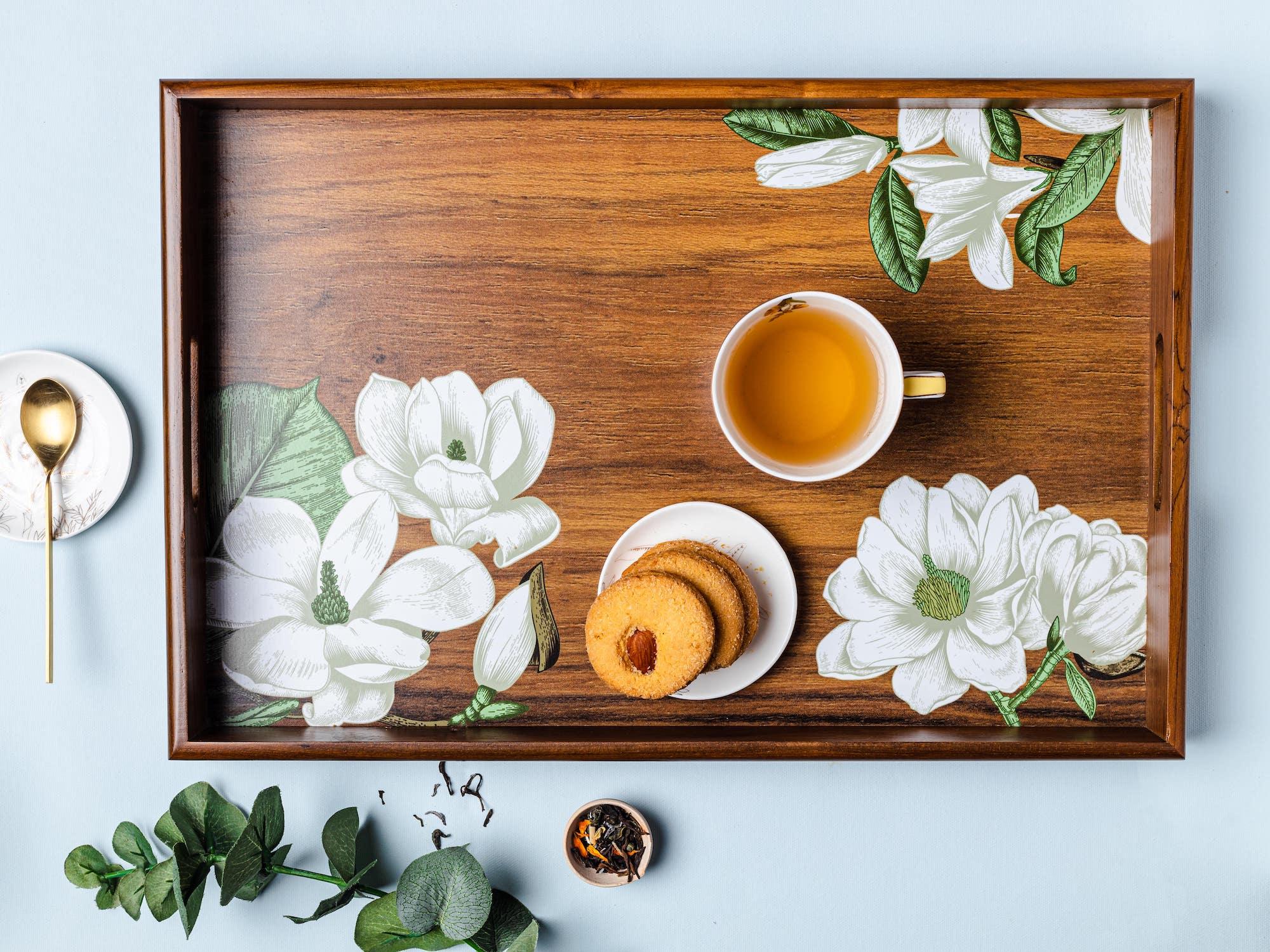 Magnolia Tray Large - 12 x 18 - Dancing Leaf