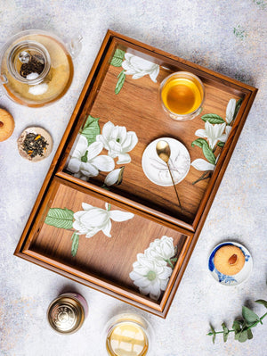 Magnolia Tray - Set of 3 - Dancing Leaf