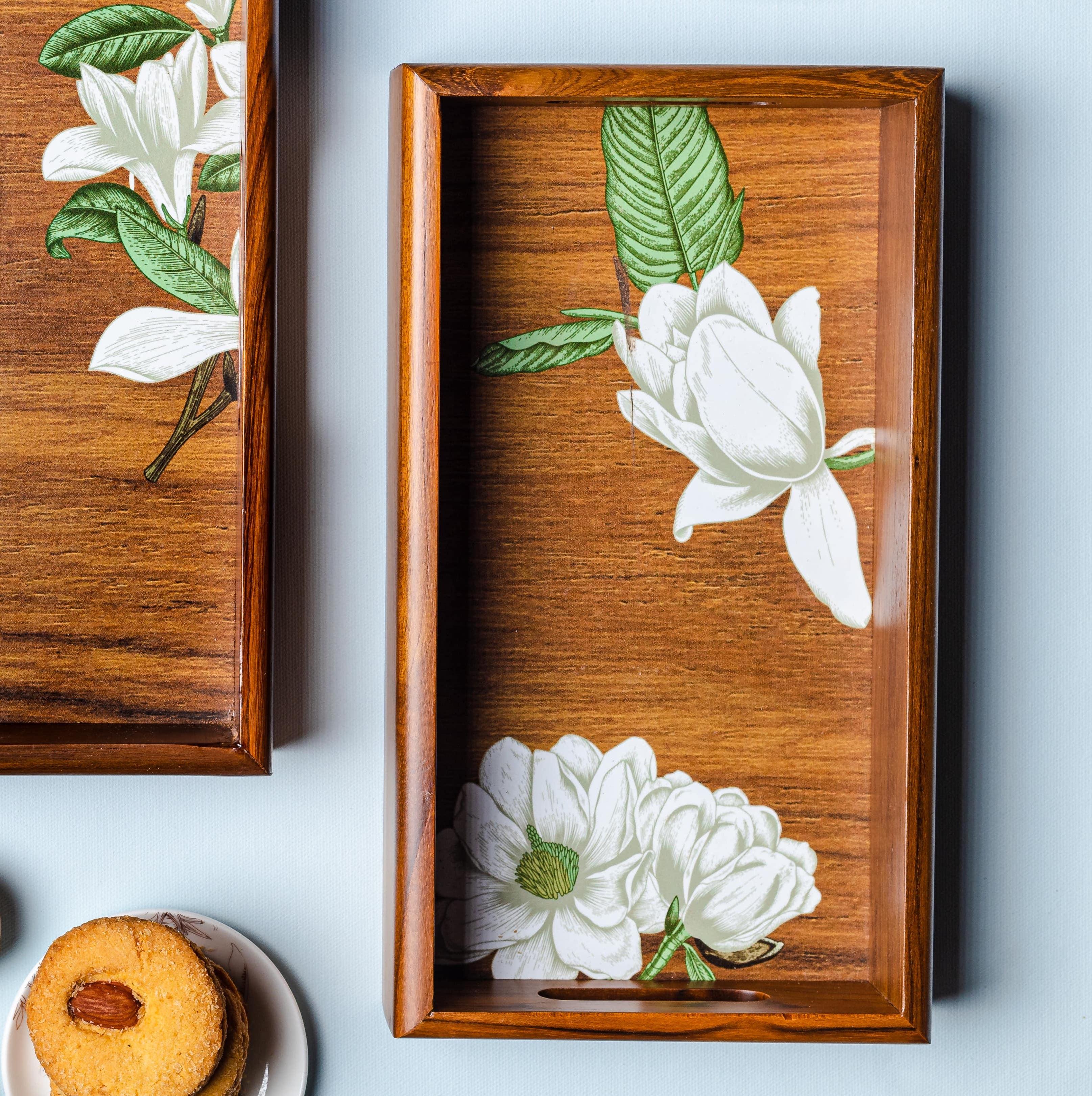 Magnolia Tray Small - 11 x 6 - Dancing Leaf