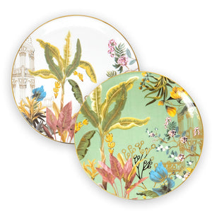 Nilaya Dessert Plate (7 inches) - Set of 2-Dancing Leaf