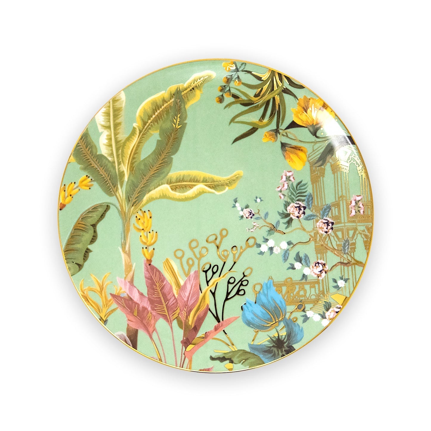 Nilaya Dessert Plate (7 inches) - Set of 2-Dancing Leaf