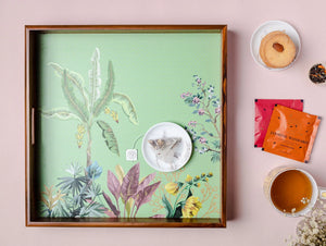 Nilaya Tray - 14x14 inches - Dancing Leaf