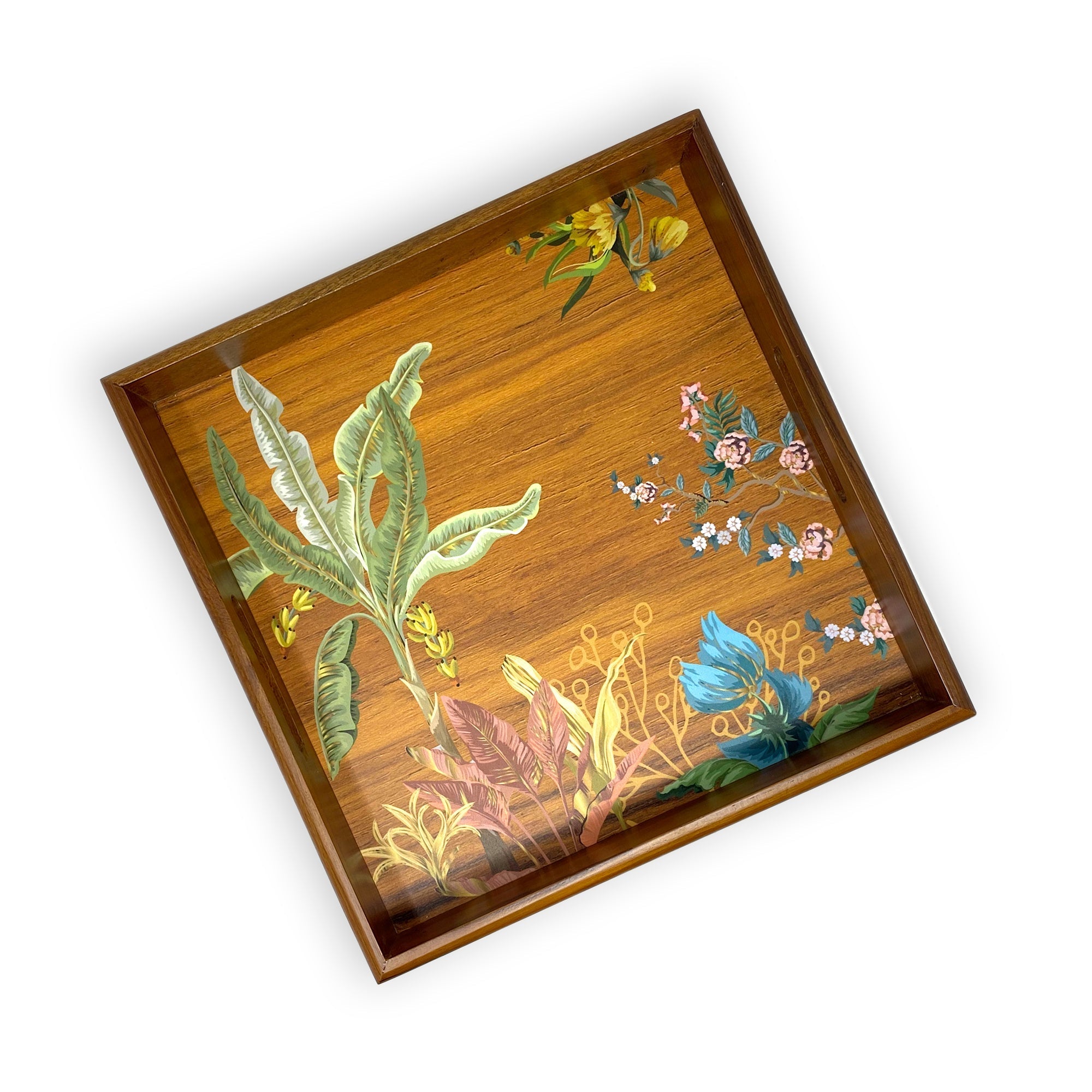 Nilaya Tray Medium - 12x12 inches-Dancing Leaf