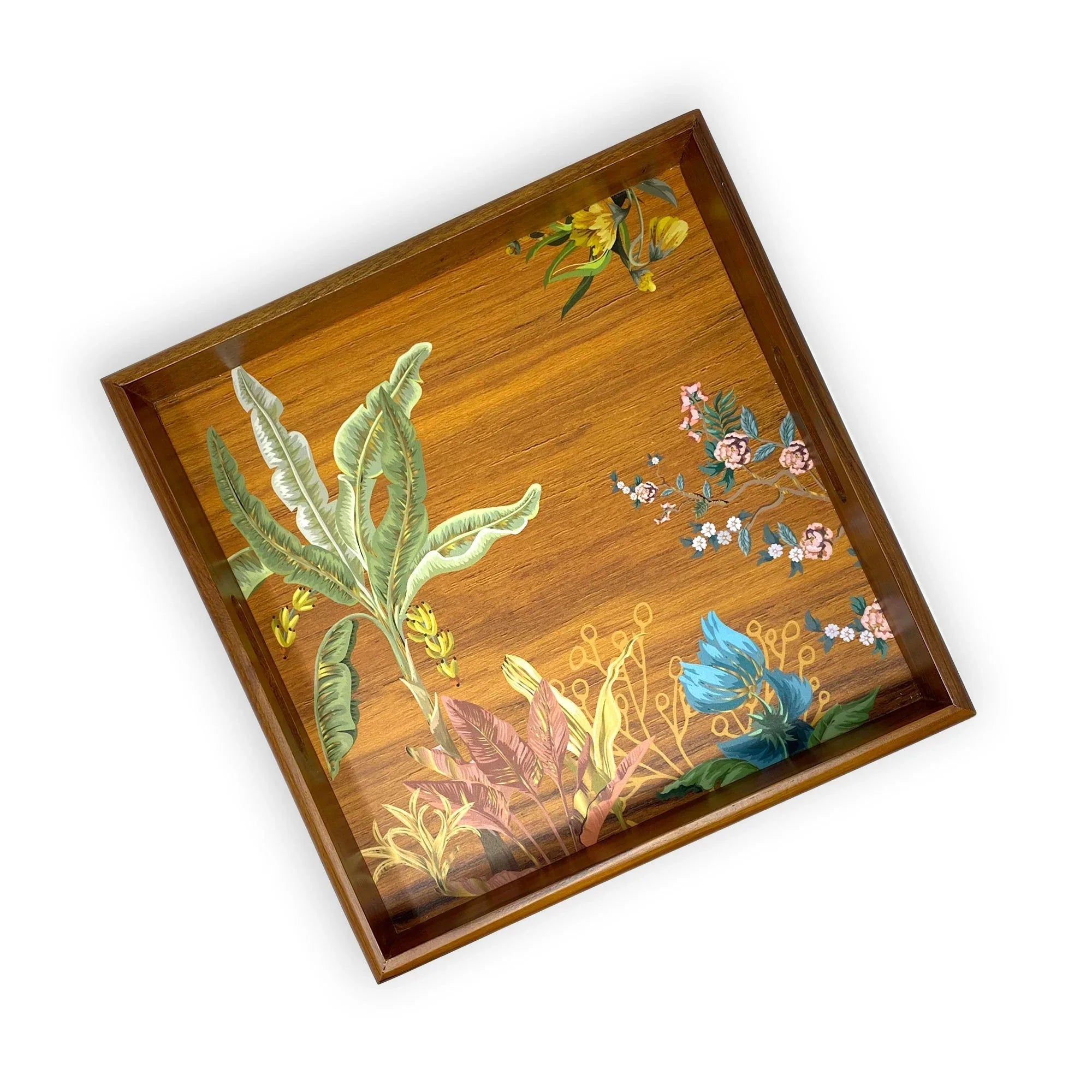 Nilaya Tray Medium - 12x12 inches - Dancing Leaf