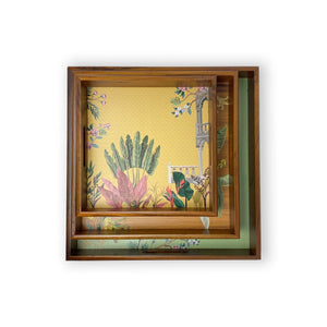 Nilaya Trays - Set of 3 - Dancing Leaf