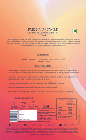 PMS Calm Cycle - Menstrual Comfort Tea - 100g - Dancing Leaf