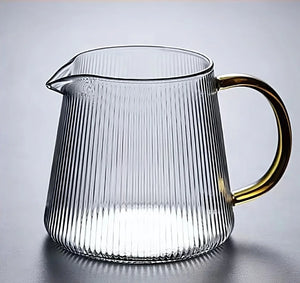 Raya Glass Teapot with Stainless Steel Infuser (800ml) - Dancing Leaf