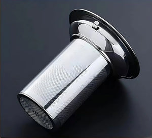 Raya Glass Teapot with Stainless Steel Infuser (800ml) - Dancing Leaf