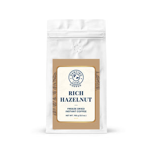 Rich Hazelnut Freeze Dried Instant Coffee - 100g - Dancing Leaf
