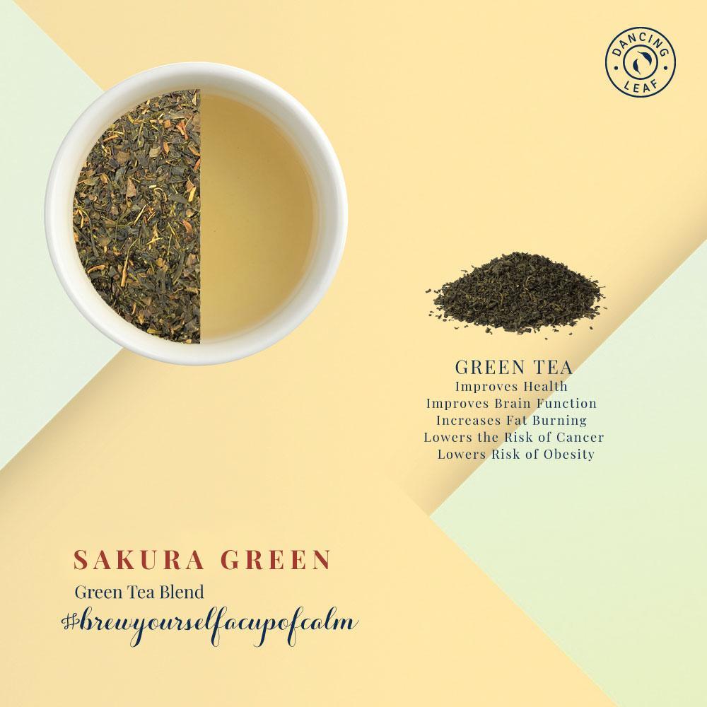 Sakura Green-Dancing Leaf