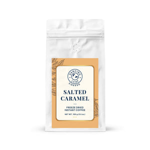 Salted Caramel Freeze Dried Instant Coffee - 100g - Dancing Leaf