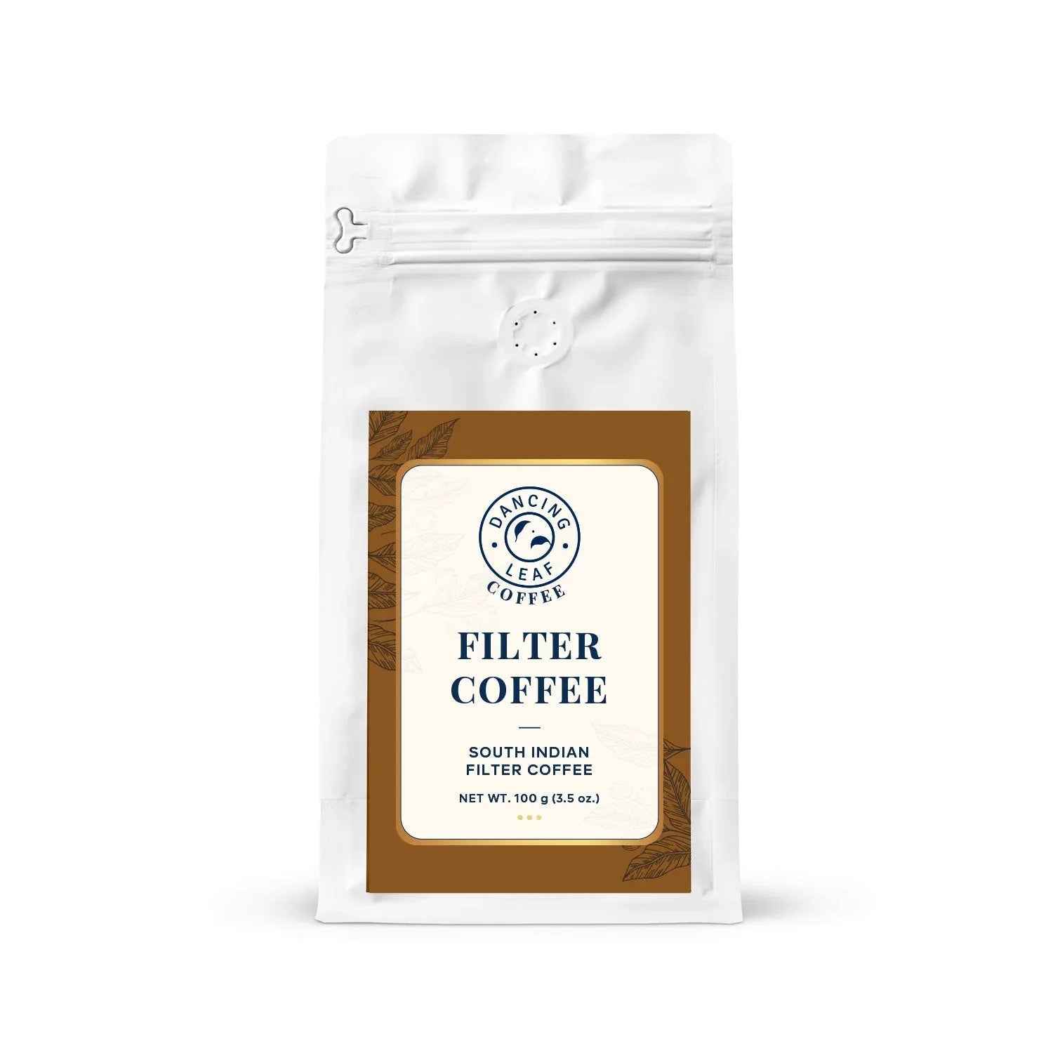 South Indian Filter Coffee - Traditional Blend - 100g - Dancing Leaf