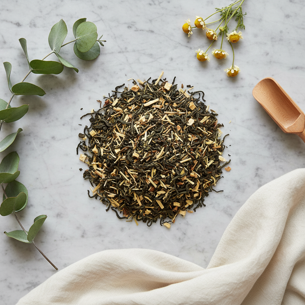Fennel Green Tea Blend - Digestive Wellness Fusion-Dancing Leaf