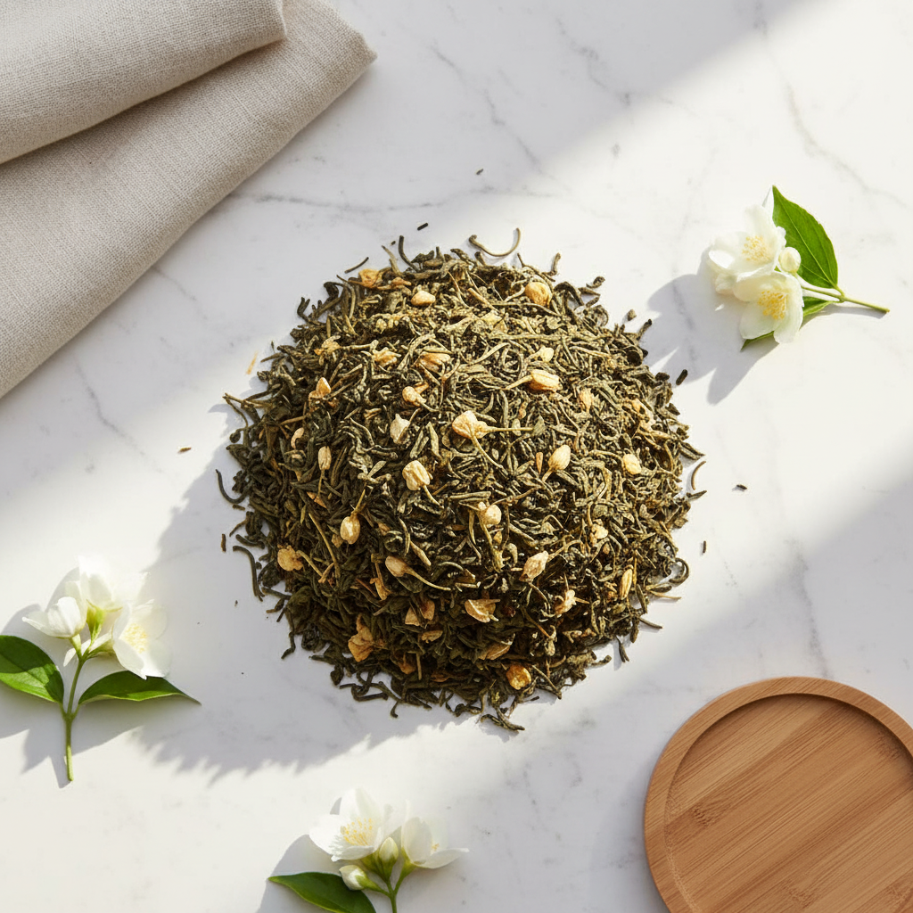Jasmine Green Tea - Classic Floral Elegance-Dancing Leaf