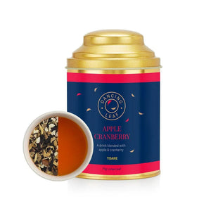 Apple Cranberry Herbal Infusion - Fruity Wellness Blend - Dancing Leaf