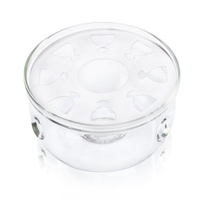 Cálido Glass Tea Warmer-Dancing Leaf