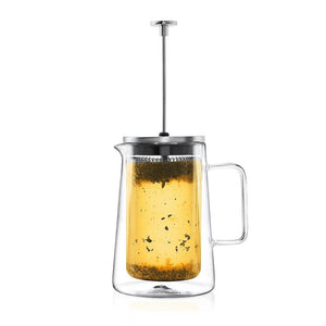 Double Walled Tea & Coffee Press (350ml)-Dancing Leaf