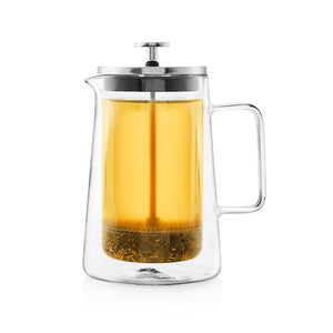 Double Walled Tea & Coffee Press (600ml)-Dancing Leaf
