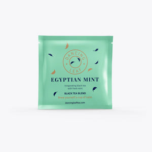 Egyptian Mint Black Tea Bags - Natural Digestive Support (20 Count) - Dancing Leaf
