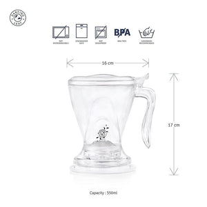 Elegante Tea Maker (550ml)-Dancing Leaf