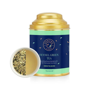 Fennel Green Tea Blend - Digestive Wellness Fusion - Dancing Leaf