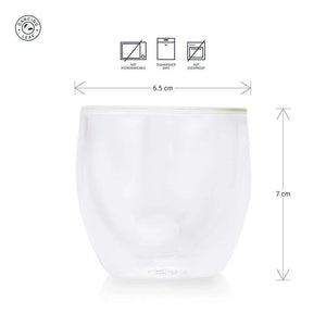 Fino Double Wall Cup (80ml) - Dancing Leaf