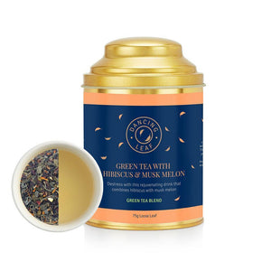 Green Tea with Hibiscus & Muskmelon-Dancing Leaf