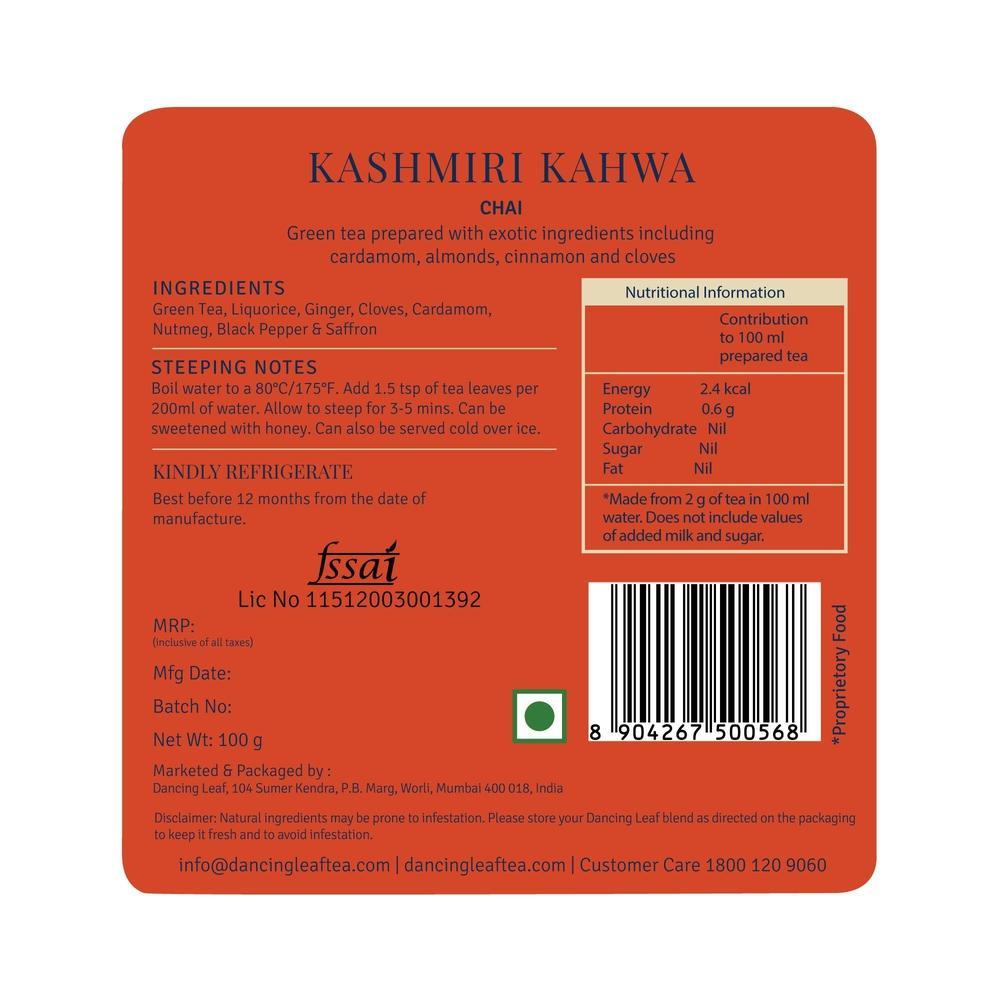 Kashmiri Kahwa-Dancing Leaf