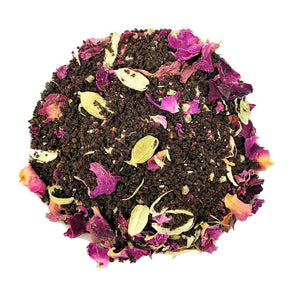Kesar Rose Chai - Saffron & Rose Spiced Black Tea - Dancing Leaf