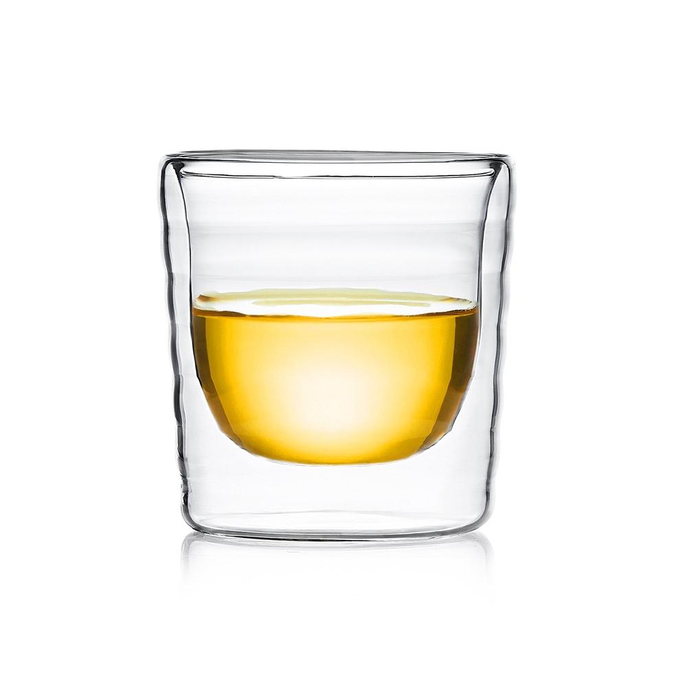 Linea Double Wall Cup (150ml) Set of 4-Dancing Leaf