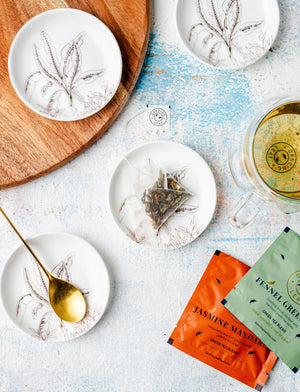 Nilaya Tea Bag Holder - Set of 4 - Dancing Leaf