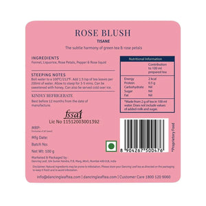 Rose Blush Herbal Infusion - Floral Wellness Blend - Dancing Leaf