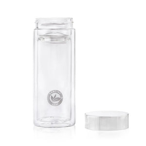 Viajero Glass Travel Tea Tumbler (350ml) - Dancing Leaf
