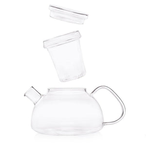 Vivo Teapot with Infuser (1000ml)-Dancing Leaf