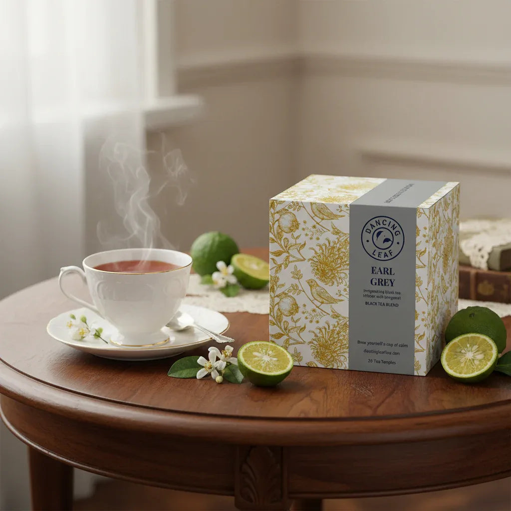 Earl Grey Black Tea Bags | Classic Bergamot Blend | Dancing Leaf