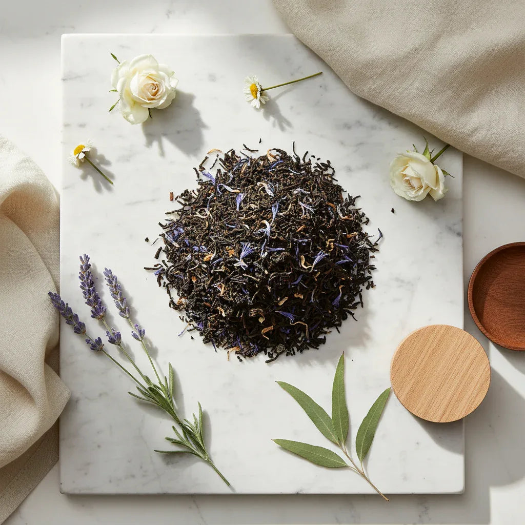 Earl Grey Black Tea - Classic Bergamot Elegance - Dancing Leaf